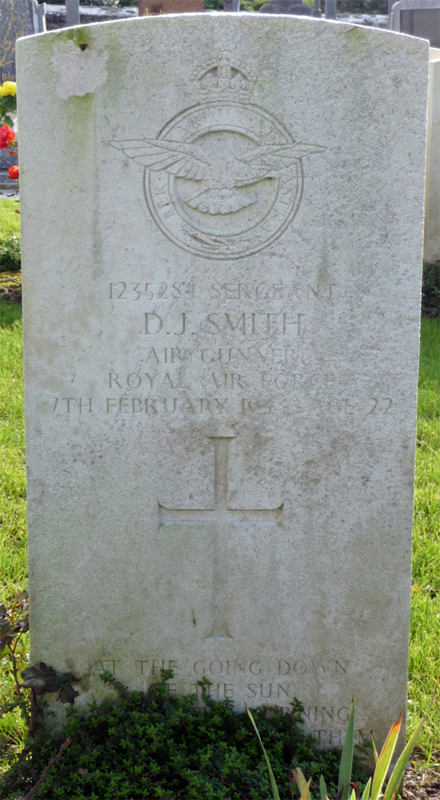 Sgt Donald Jack Smith<br /><br /><br />died on active duty - February 7th, 1943